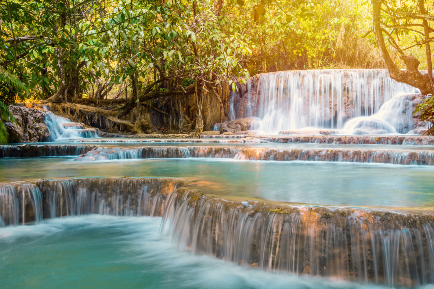 Kuangsi Waterfall