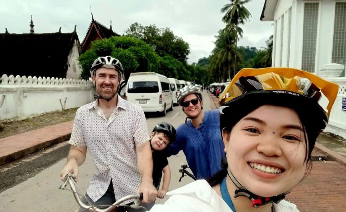 Luang Prabang Highlight with Bicycle